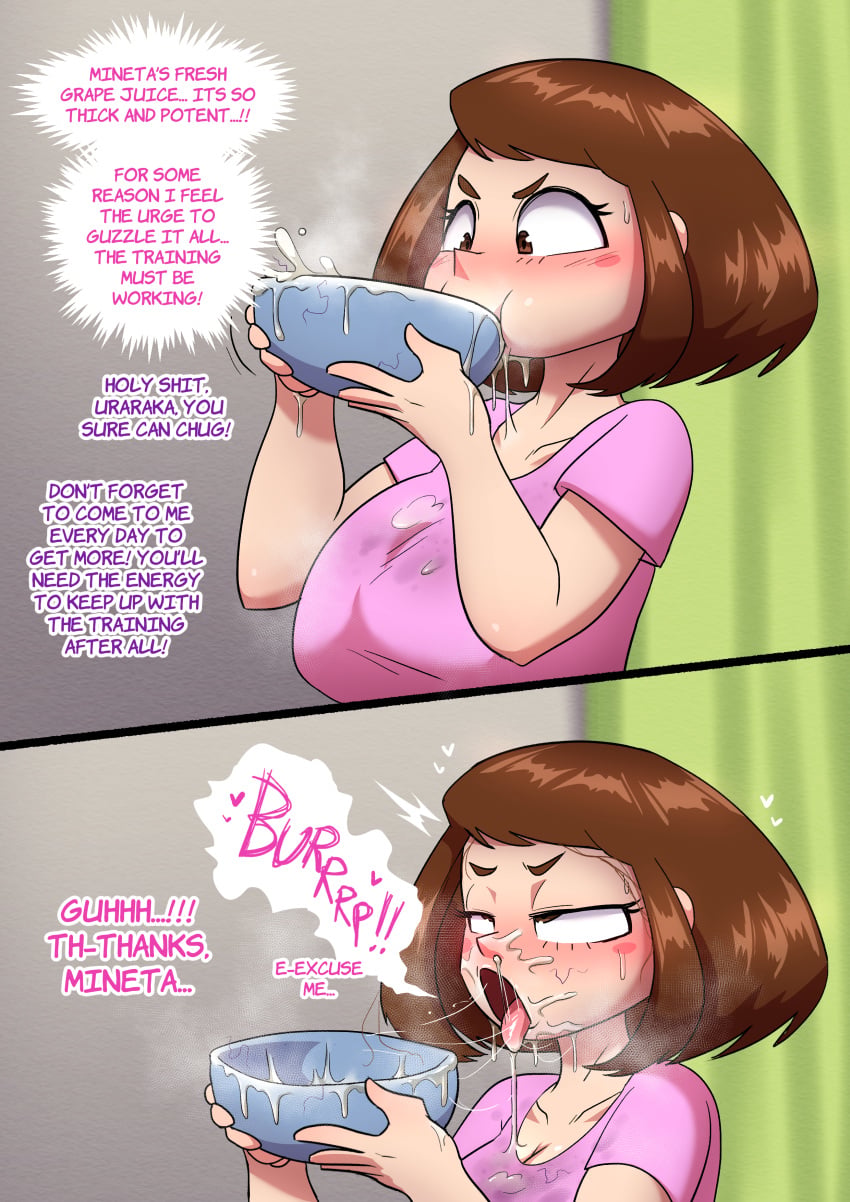 Minoru Mineta & Ochako Uraraka (Boku No Hero Academia) Rule 34