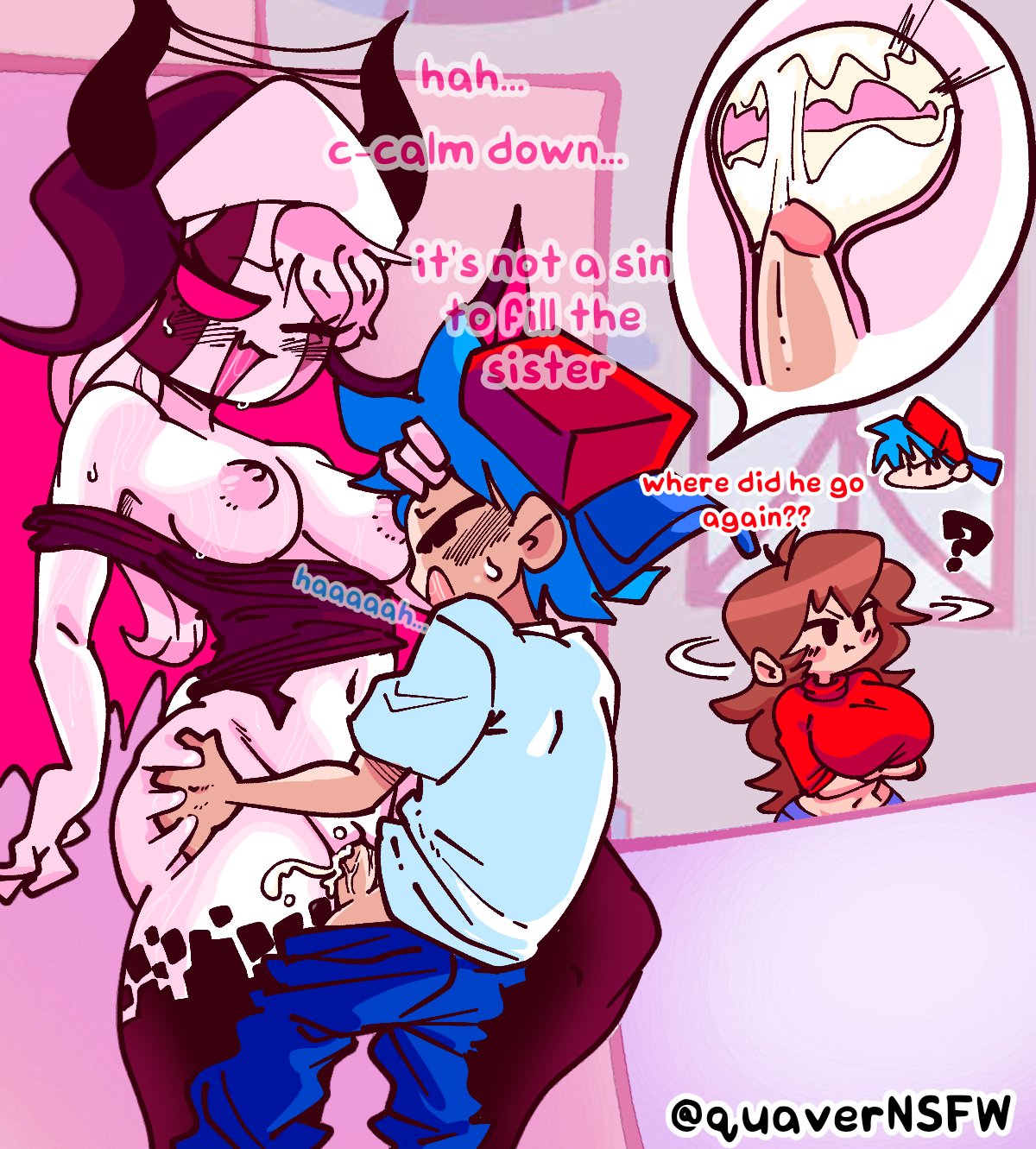 Boyfriend & Girlfriend (Friday Night Funkin) Rule 34