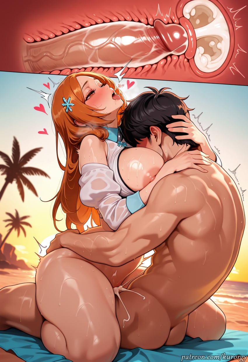 Inoue Orihime & Inoue Orihime (Bleach) Rule 34