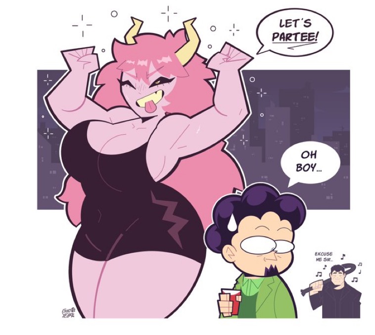 Billy Butcher & Mina Ashido (My Hero Academia) Rule 34