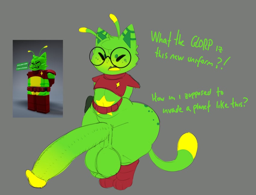 Gnarpy & Roblox Avatar (Regretevator) Rule 34 – Alien