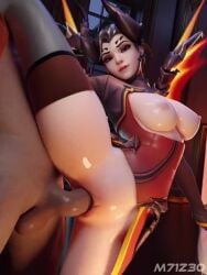 Angela Ziegler & Devil Mercy (Blizzard Entertainment) Rule 34 Video