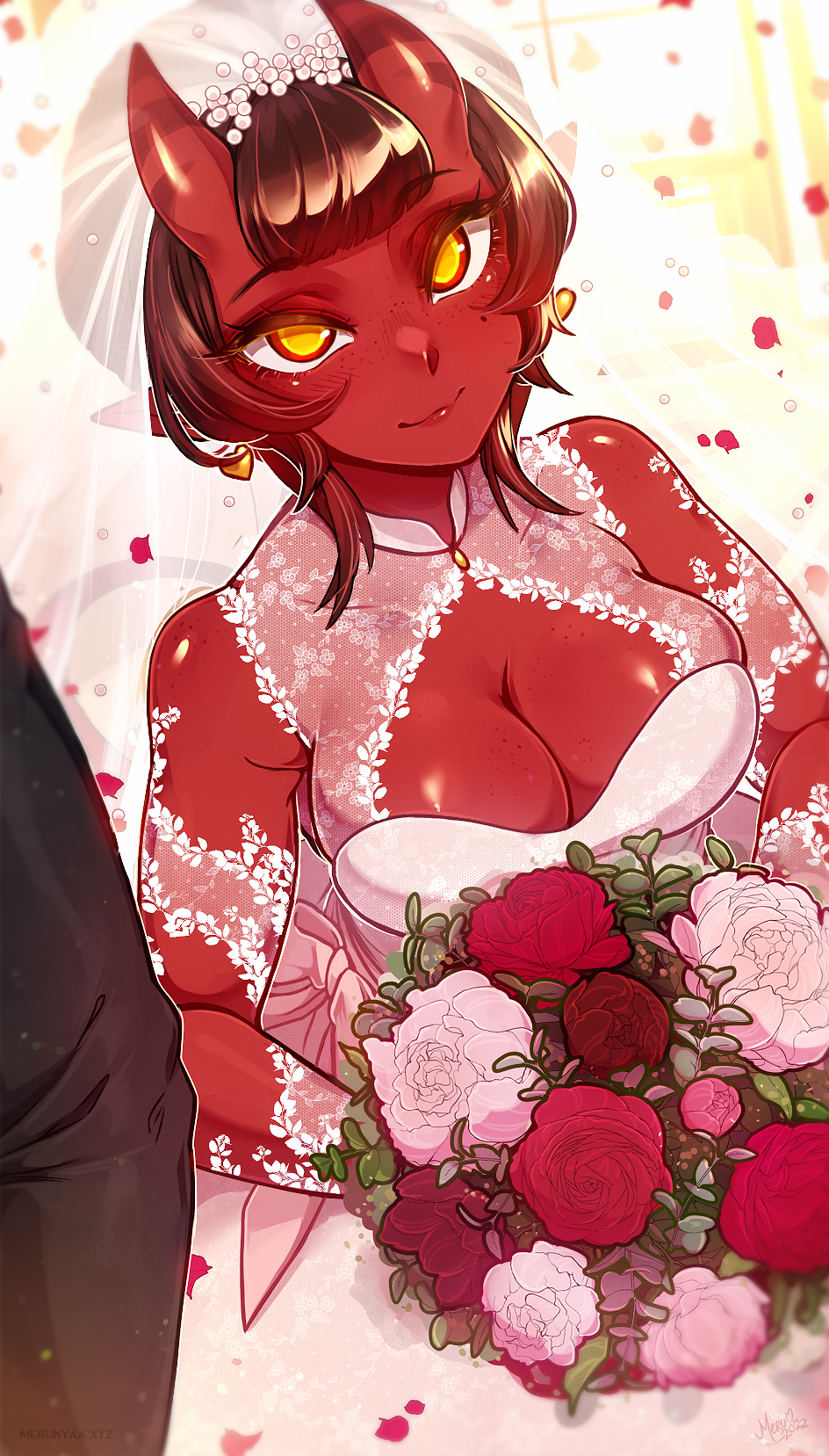 Meru & Original Character Rule 34 – Bouquet