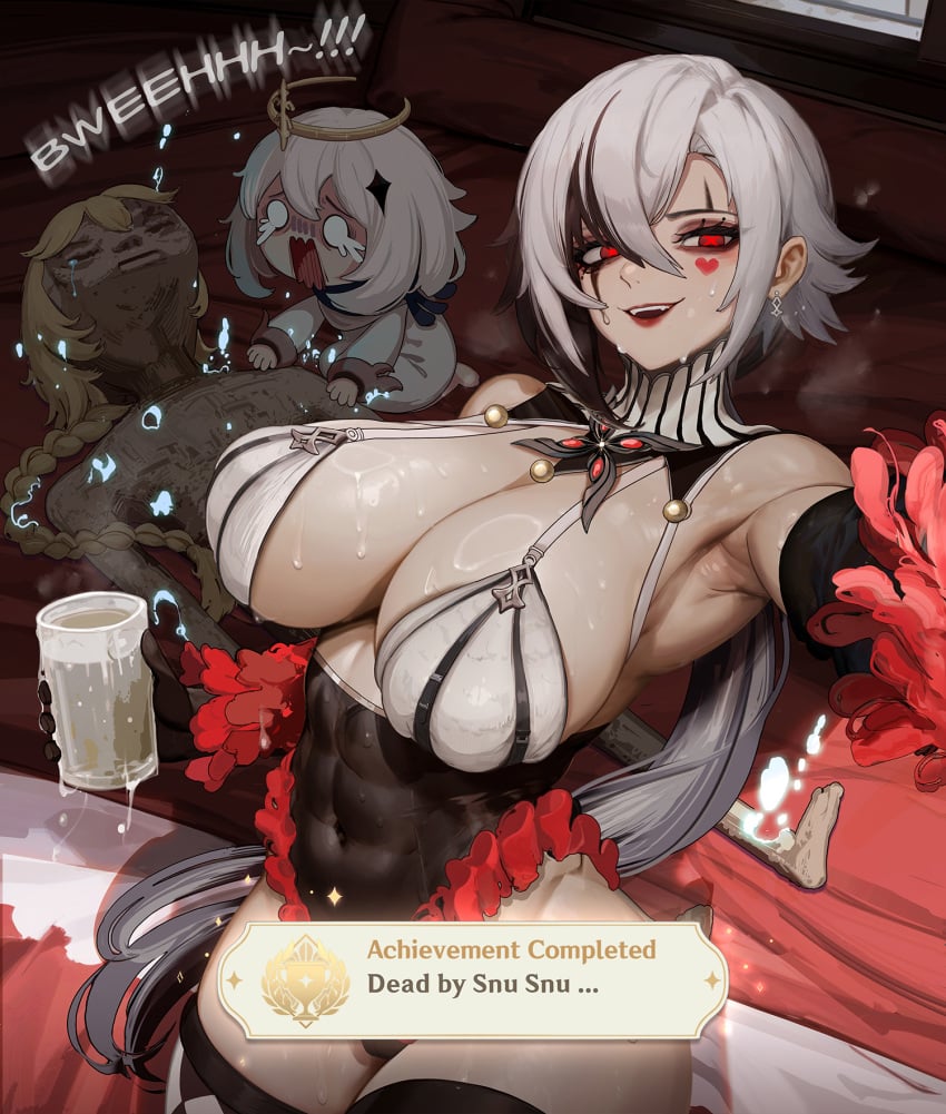 Aether & Arlecchino (Genshin Impact) Rule 34 – Abs