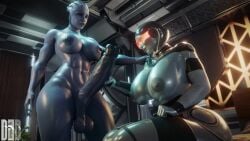 Edi & Liara T'soni (Mass Effect) Rule 34 Video