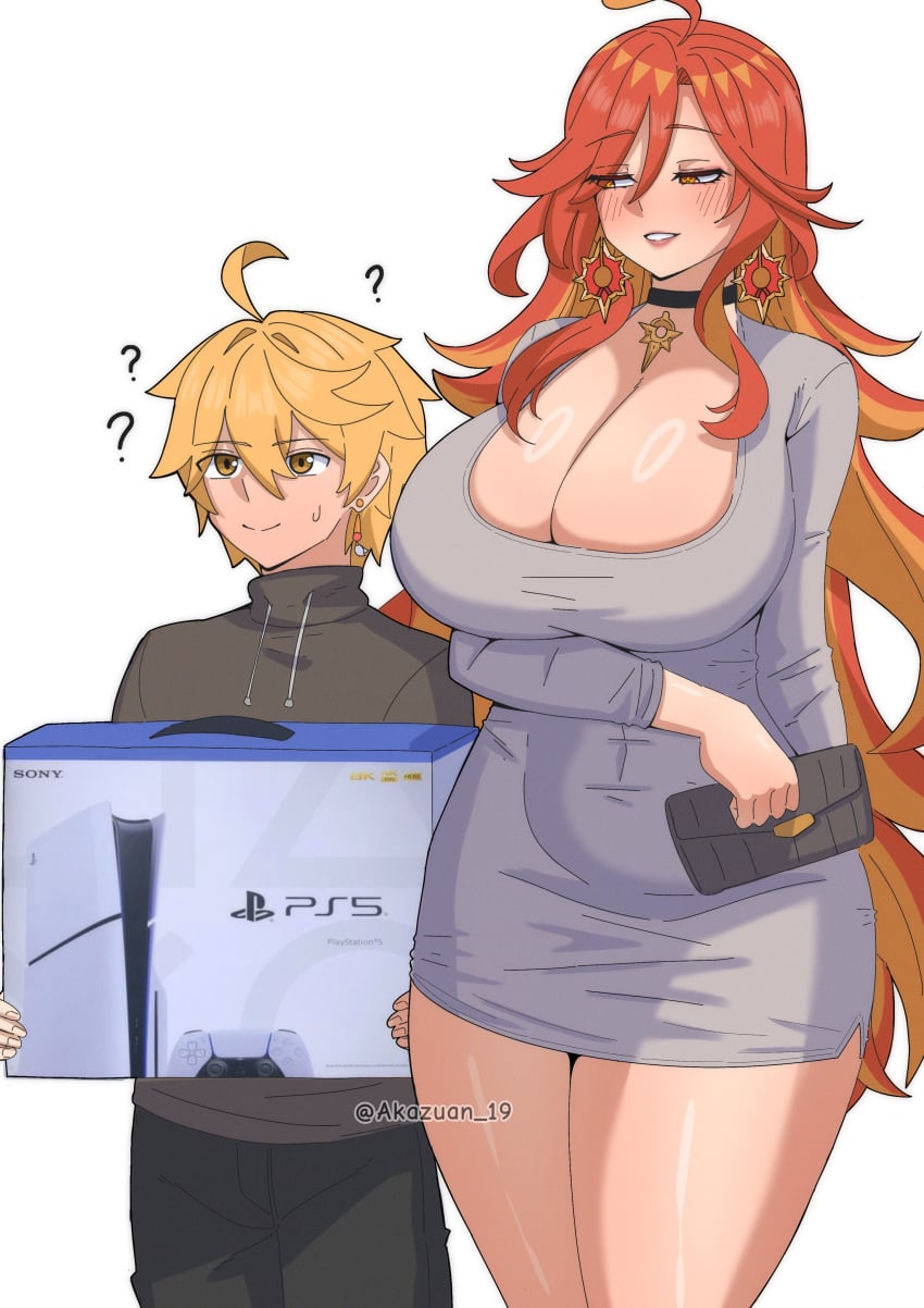 Aether & Mavuika (Genshin Impact) Rule 34 – Age Difference
