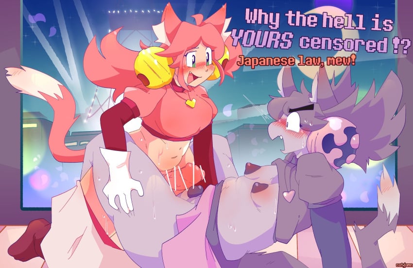 Mad Mew Mew & Mew Mew (Deltarune) Rule 34 – Bar Censor
