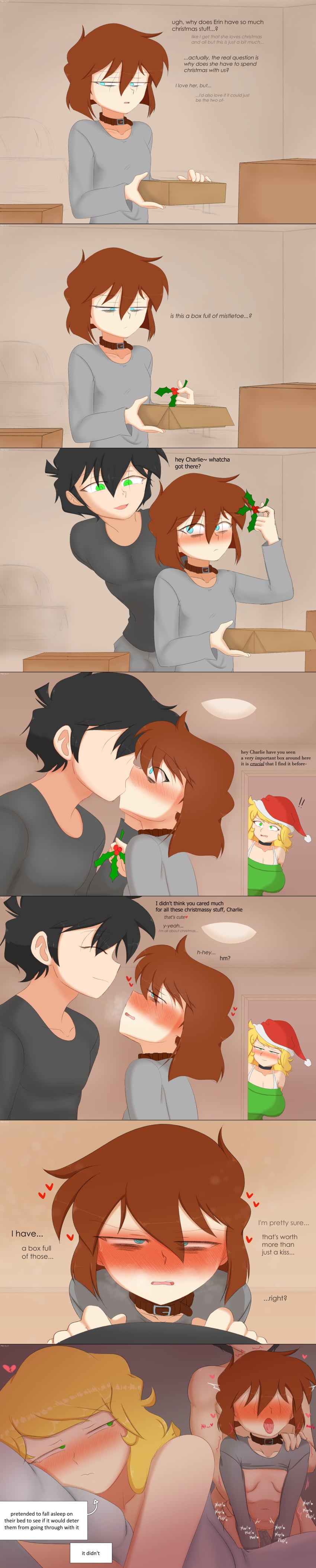 Charlie & Erin (Christmas) Rule 34 – Annoyed