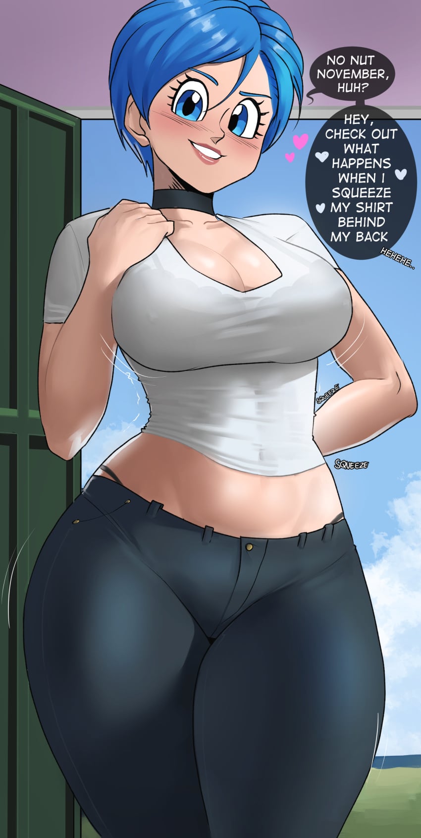 Bulma & Bulma (Dragon Ball) Rule 34 – Blue Eyes