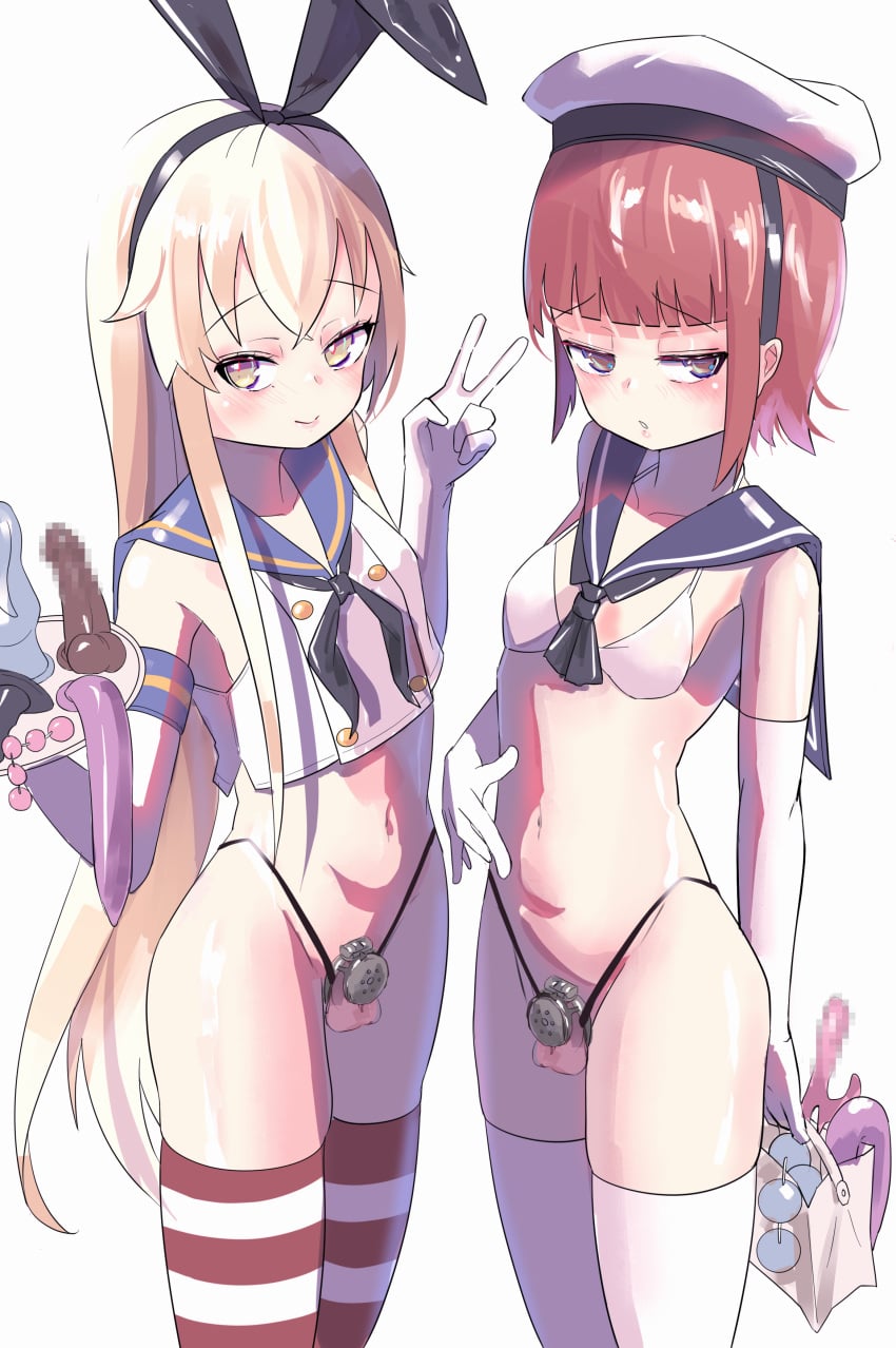 Shimakaze Kantai Collection Rule 34 – Dildo Hentai Pic