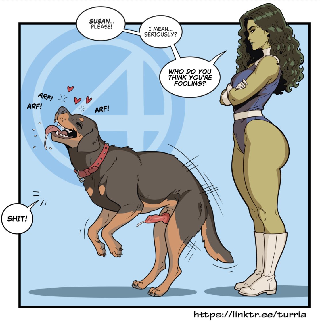 Invisible Woman Fantastic Four Rule 34 – Doggy Style Pic