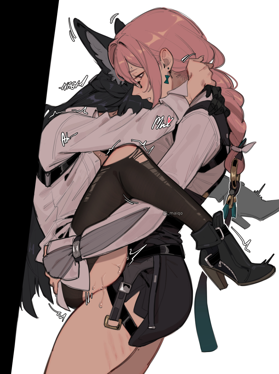 Hoshimi Miyabi & Tsukishiro Yanagi (Hoyoverse) Rule 34