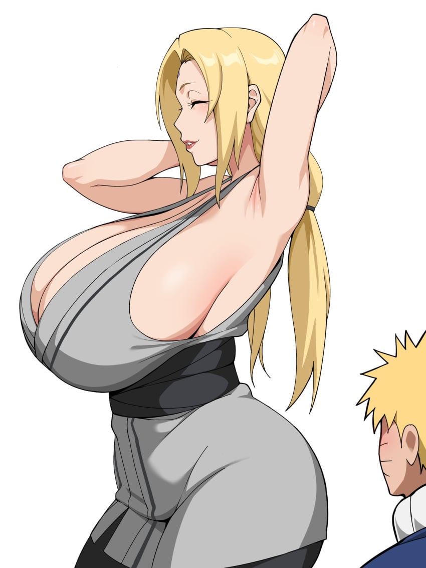 Tsunade & Uzumaki Naruto Naruto Rule 34 – MILF & GILF Hentai Pic