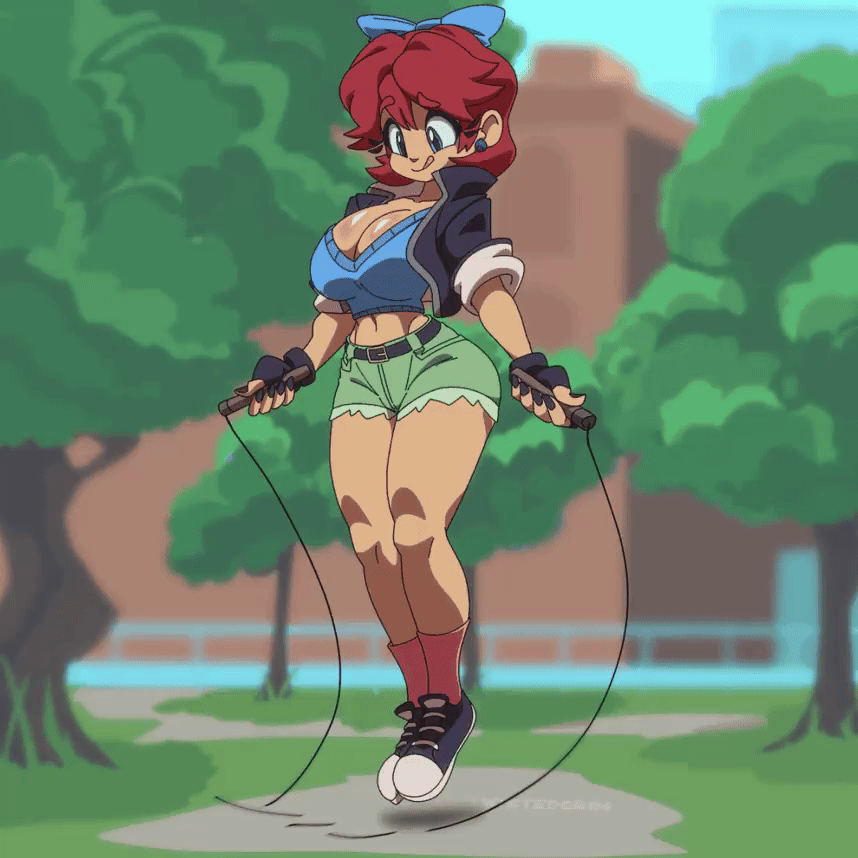 Scarlet Rule 34 GIF – Big Tits Hentai by Twistedgrim