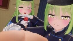 Nozomi & Hikari Blue Archive Rule 34 – Handjob 3D Animation