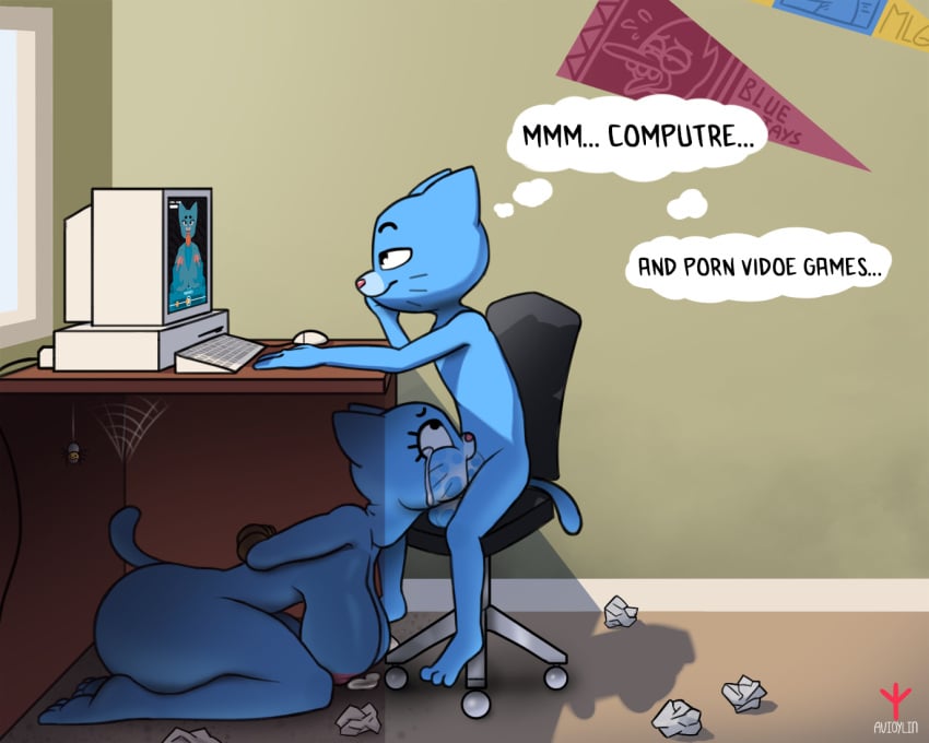 Gumball Watterson & Nicole Watterson (Beat Banger) Rule 34