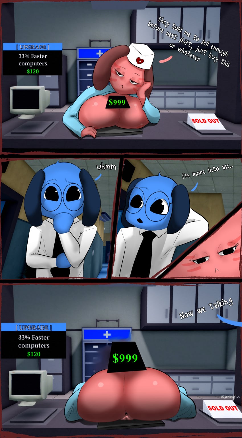 Nurse (Animal Hospital) Rule 34 – Ass
