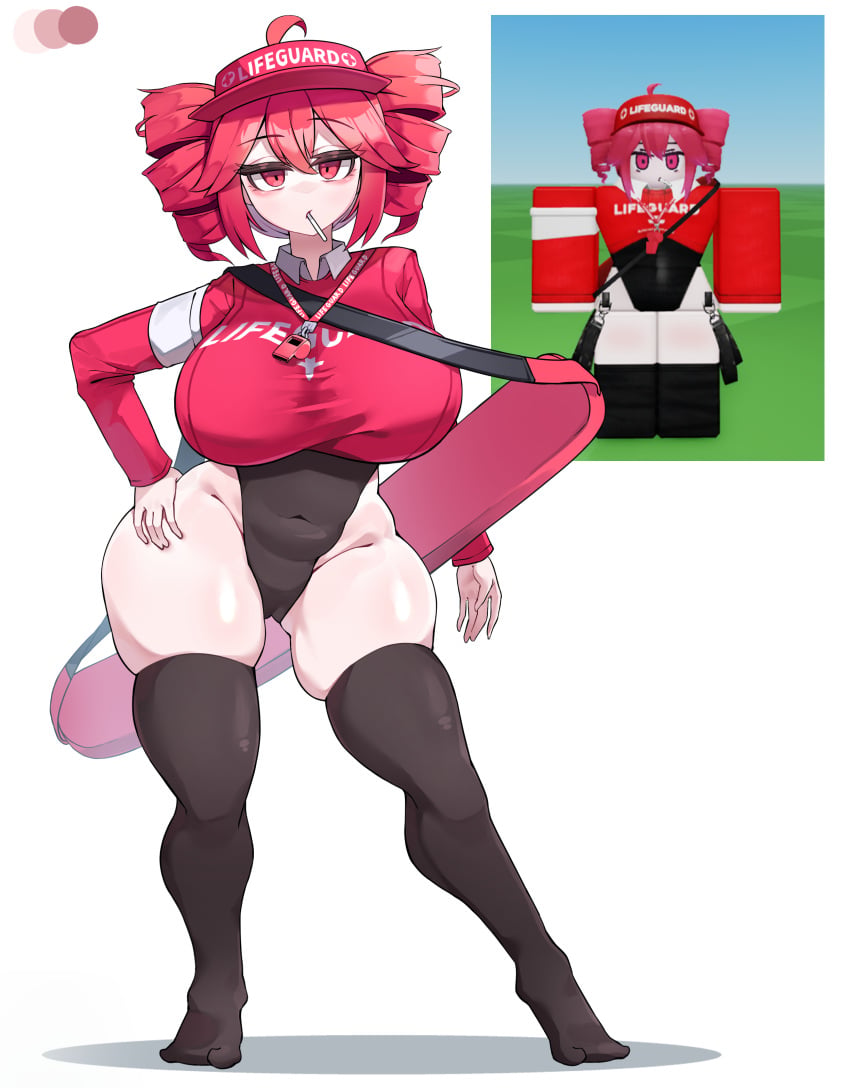 Kasane Teto & Roblox Avatar Rule 34 – Ahoge