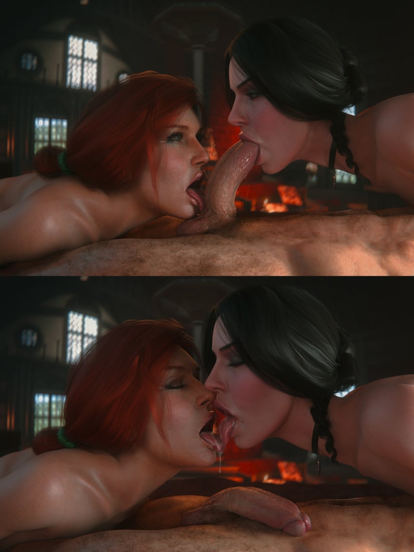 Yennefer & Triss Merigold The Witcher Rule 34 – Blowjob Pic #9