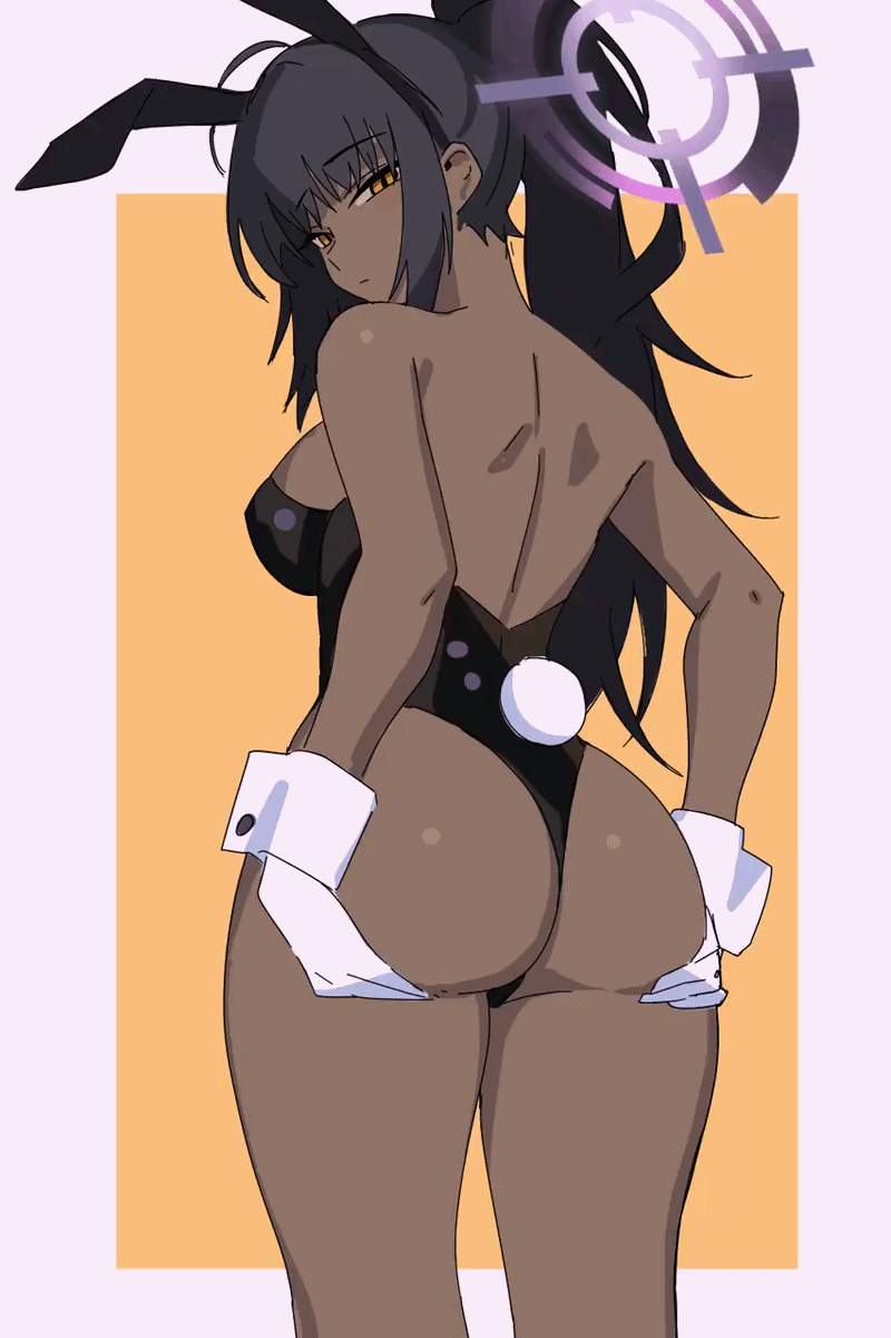 Karin & Karin (bunny) (Blue Archive) Rule 34 GIF