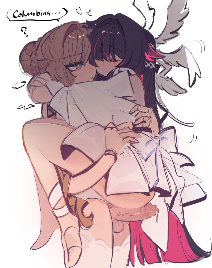 Columbina & Sandrone (Genshin Impact) Rule 34 – Blush