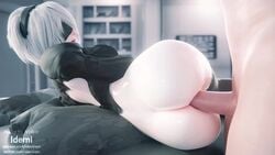 Yorha 2b (Nier) Rule 34 Video – Anal
