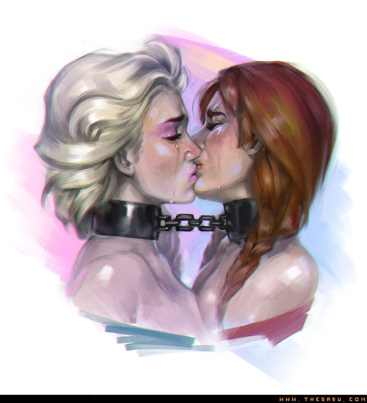 Anna & Elsa (Disney) Rule 34 – Blonde Hair