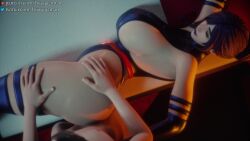 Psylocke & Sayuri (Dead Or Alive) Rule 34 Video