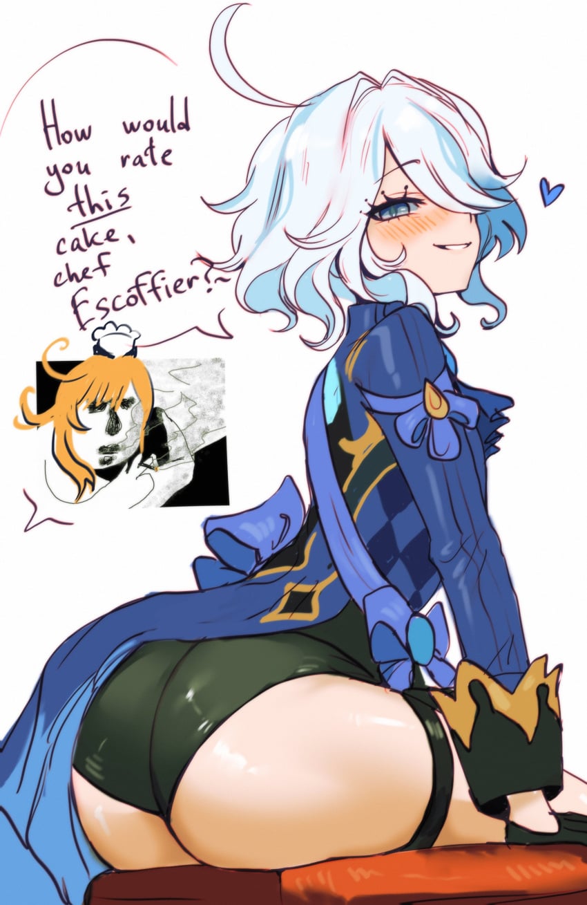 Escoffier & Furina (Genshin Impact) Rule 34 – Ass