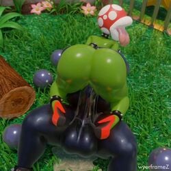 Chain Chomp & Piranha Plant (Mario) Rule 34 Video