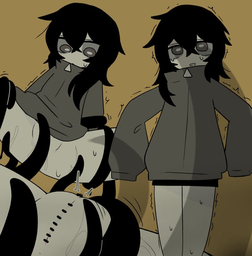 Backrooms Creature & Hatsune Miku Rule 34 – Bangs