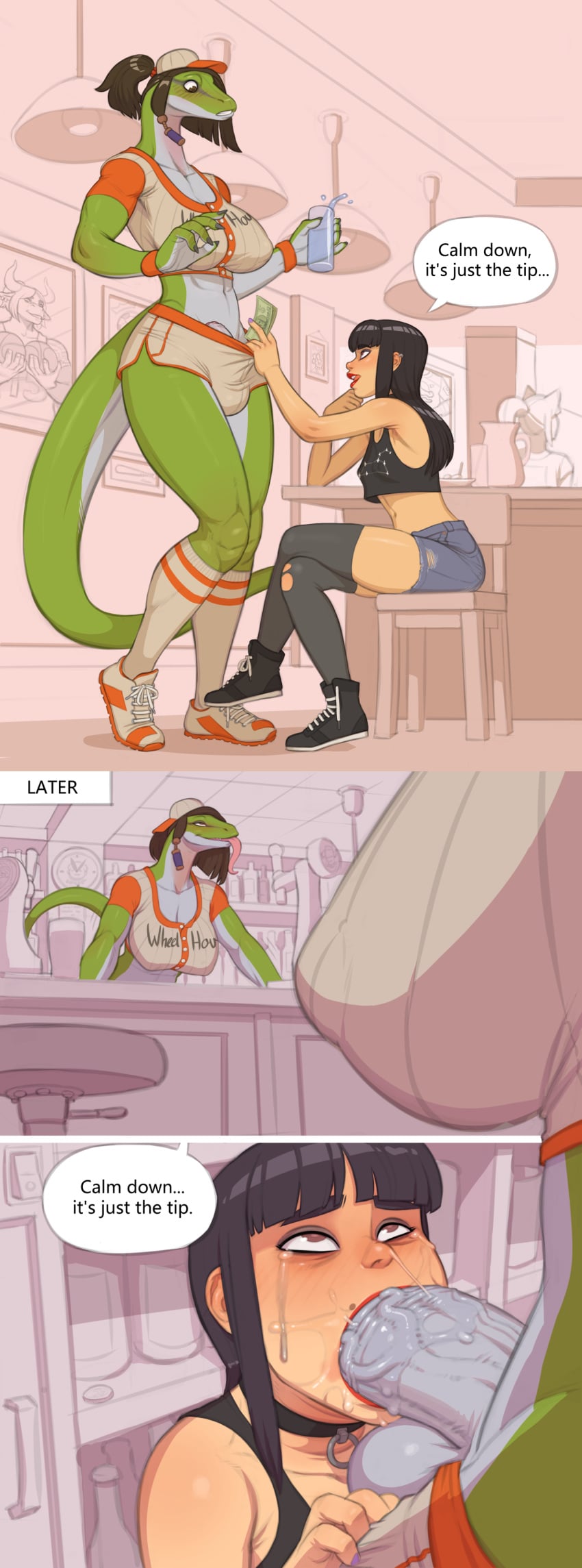 Abigail & Background Character (Hooters) Rule 34