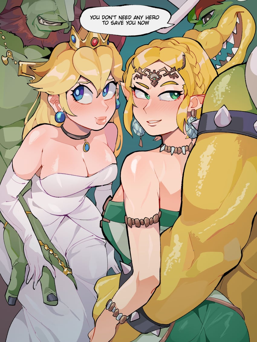 Bowser & Ganondorf (Mario) Rule 34 – Ass