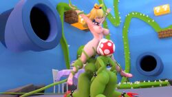 Piranha Plant & Princess Peach (Mario) Rule 34 Video