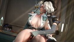 Luna Snow & Luna Snow (Marvel) Rule 34 Video – Biting Lip