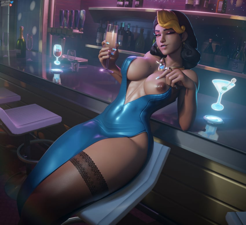 Domina & Vaira Singhania Overwatch Rule 34 – Stockings Pic