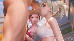 D.va & Mercy (Blizzard Entertainment) Rule 34 Video