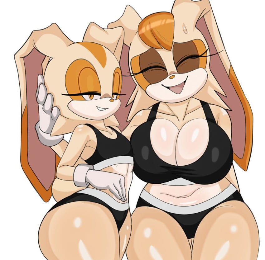 Cream The Rabbit & Vanilla The Rabbit (Sonic) Rule 34