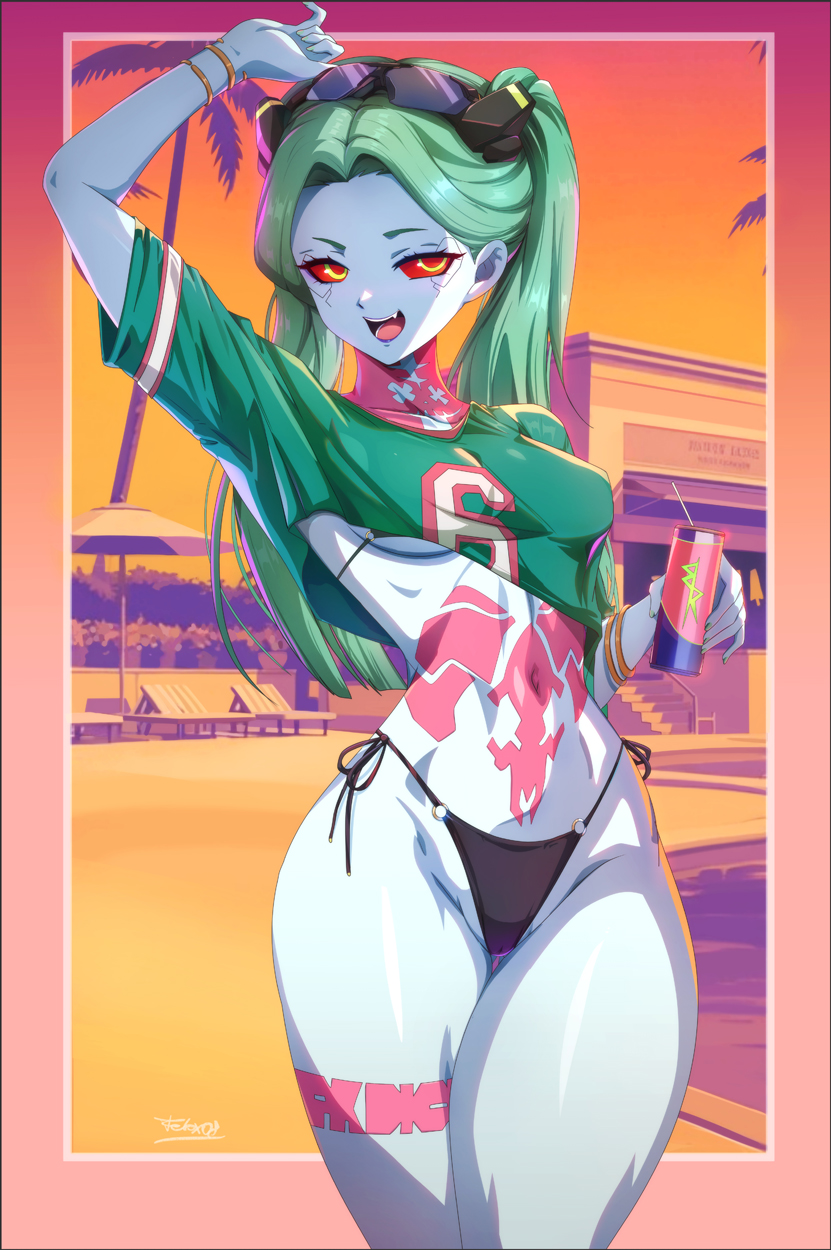 Gta Vi Cover Girl & Rebecca (Cyberpunk: Edgerunners) Rule 34