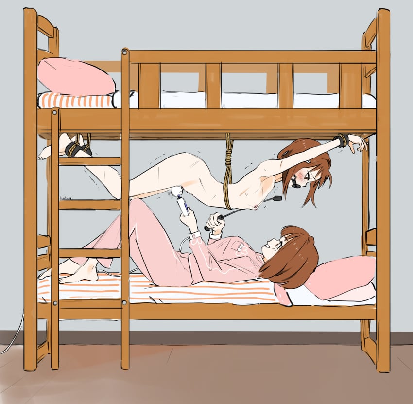 Futaba & Ichika (Original) Rule 34 – Arms Tied