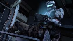 Female Spartan & Sarah Palmer (343 Industries) Rule 34 Video