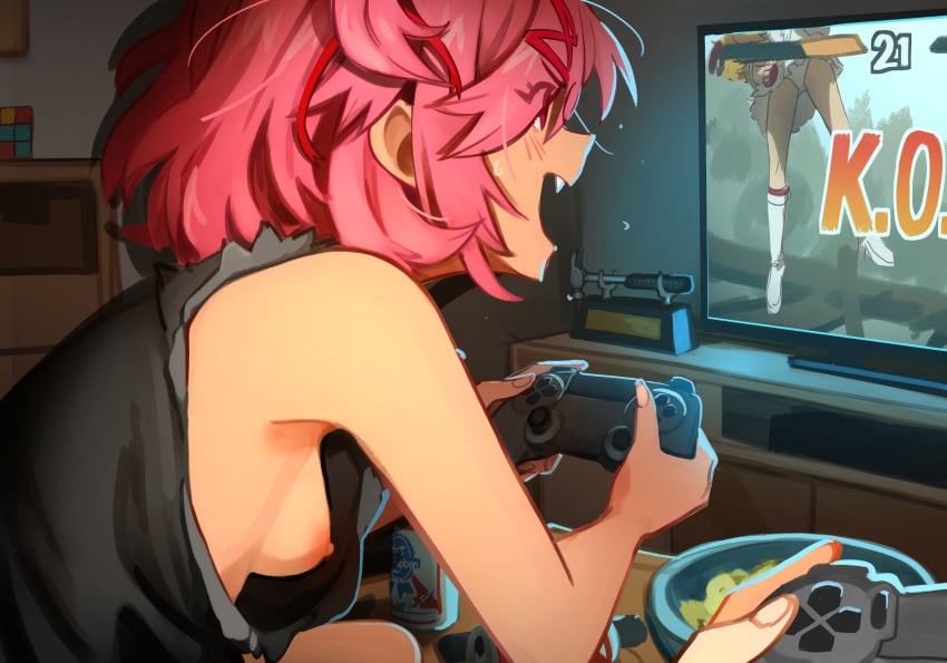 Emilie De Rochefort & Natsuki (Doki Doki Literature Club) Rule 34