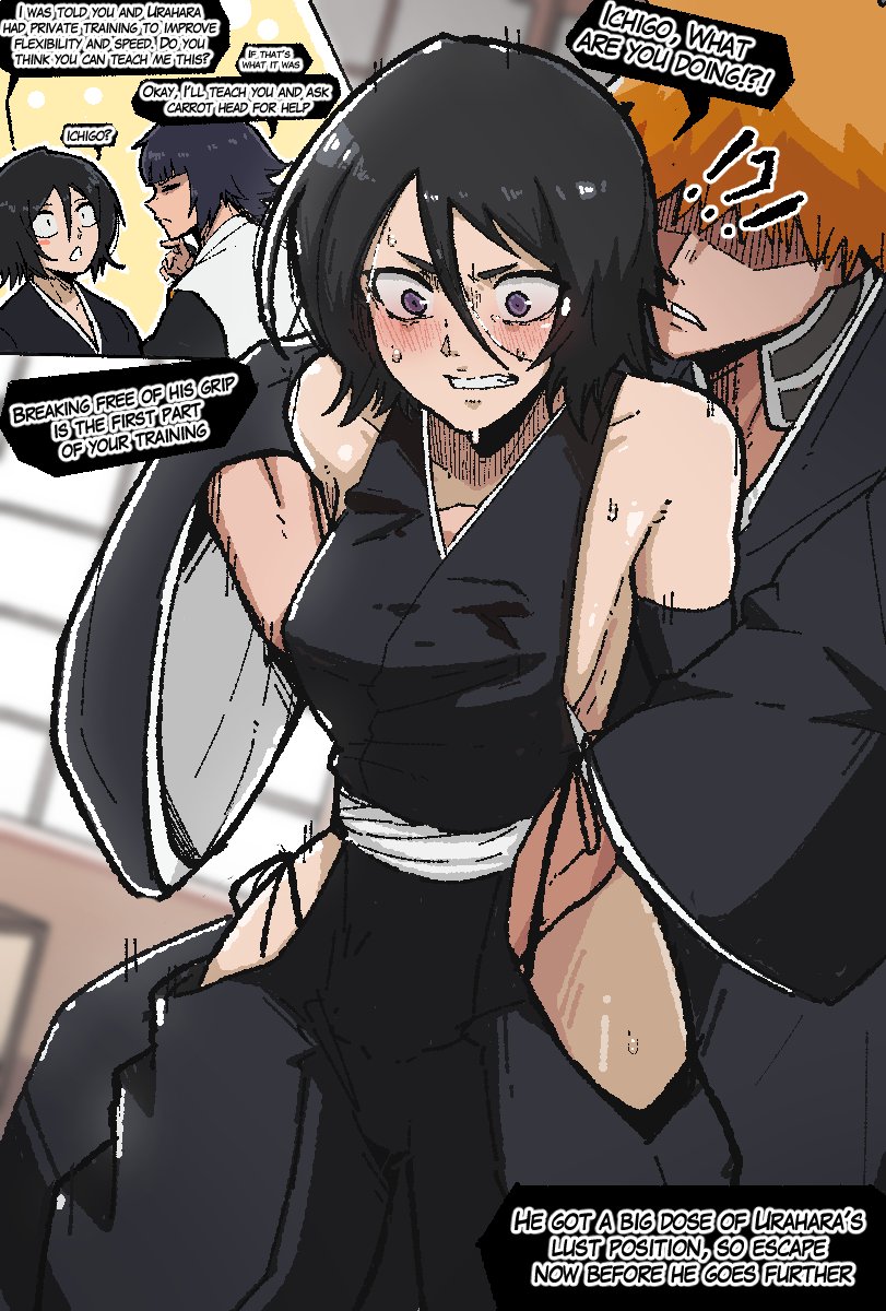 Ichigo Kurosaki & Kuchiki Rukia (Bleach) Rule 34