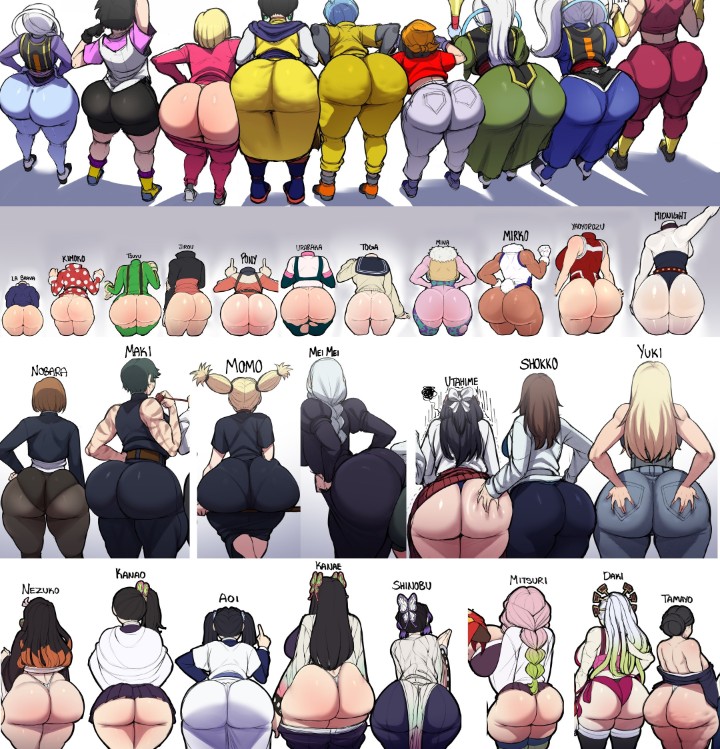 Android 18 & Chichi (Dragon Ball) Rule 34