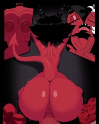 Millie & Moxxie (Helluva Boss) Rule 34 Video – Against Glass