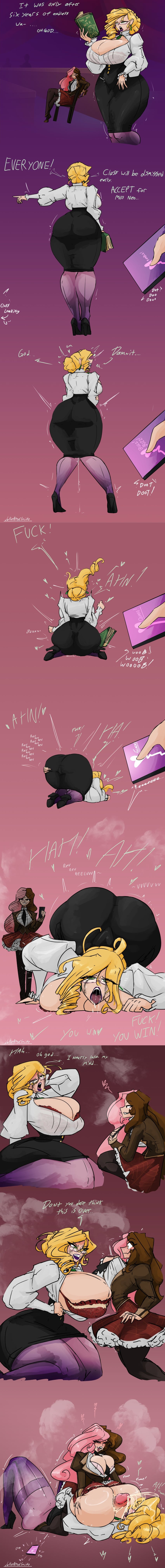 Glynda Goodwitch & Neo (Rooster Teeth) Rule 34