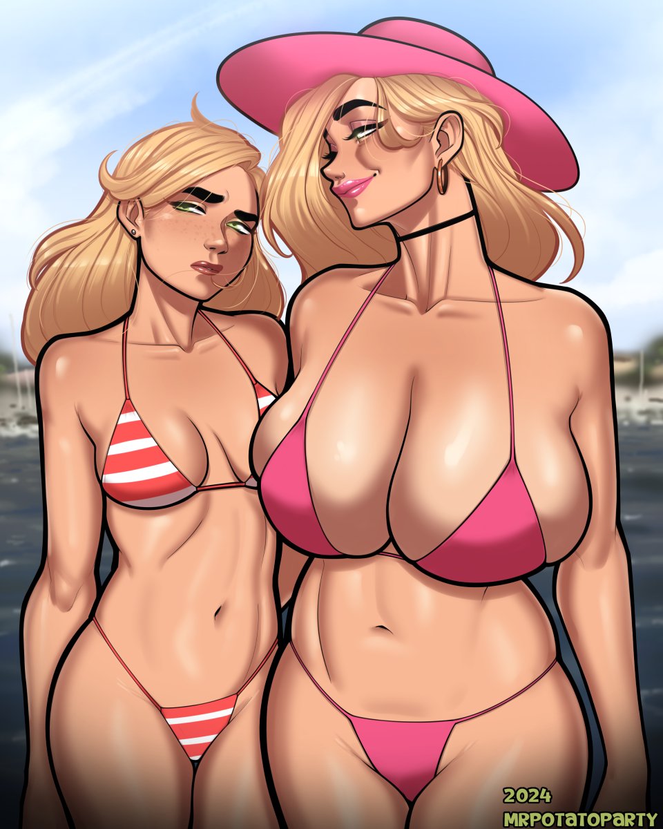 Nadia Hughes & Vanessa Hughes Rule 34 – Big Breasts