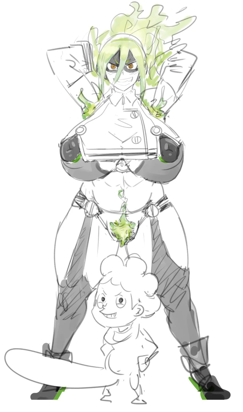 Kamiji Moe & Mineta Minoru (Boku No Hero Academia) Rule 34
