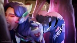 D.Mon Overwatch Rule 34 – Blowjob & Threesome 3D Animation