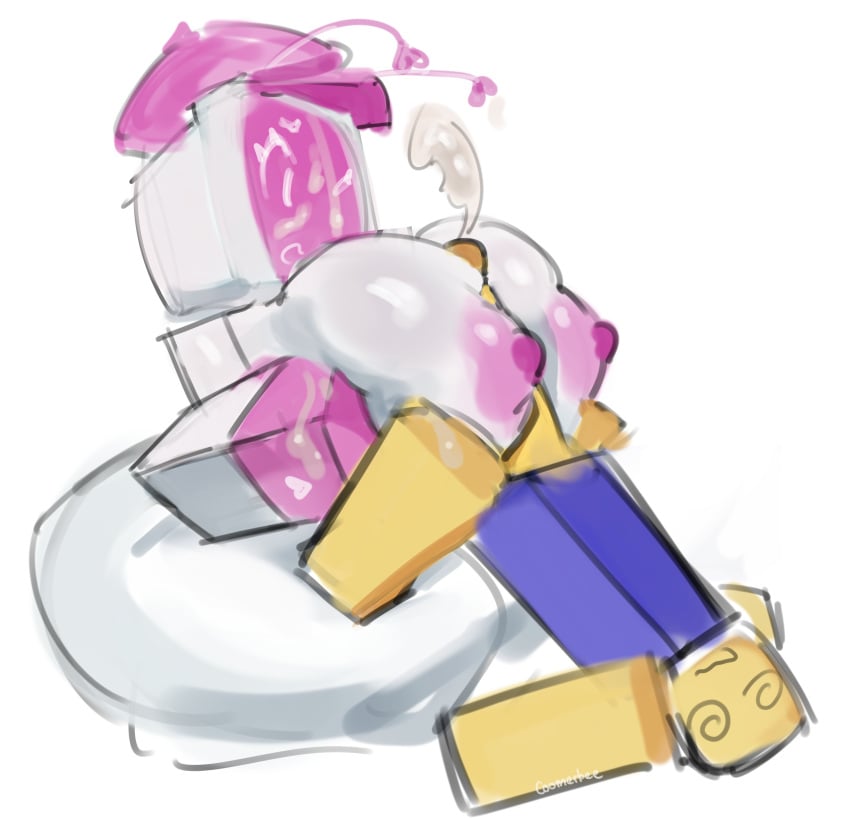 Robloxian & Veeronica Forsaken Rule 34 – Titfuck Hentai Pic